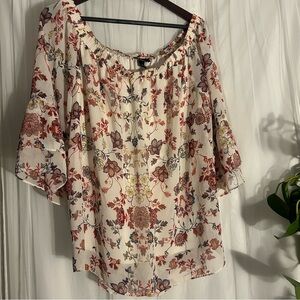 Alyx Cream Floral Blouse